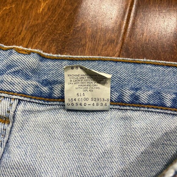 Levi's 560 Comfort Relaxed Fit Vintage 2000 Denim Blue Jeans Mens Size W38 x L32 - Picture 8 of 12